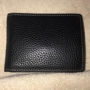 Mens Fossil Dark brown leather wallet